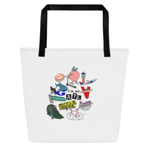 "I'm so ATL" - All-Over Print Large Tote Bag