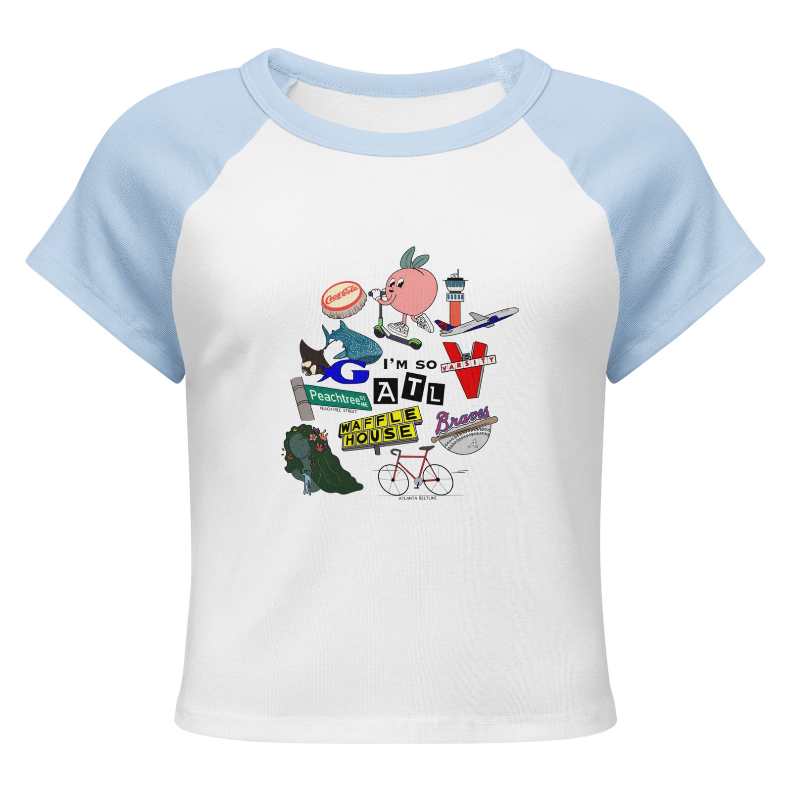 "I'm so ATL" - women’s micro rib baby tee - Image 5