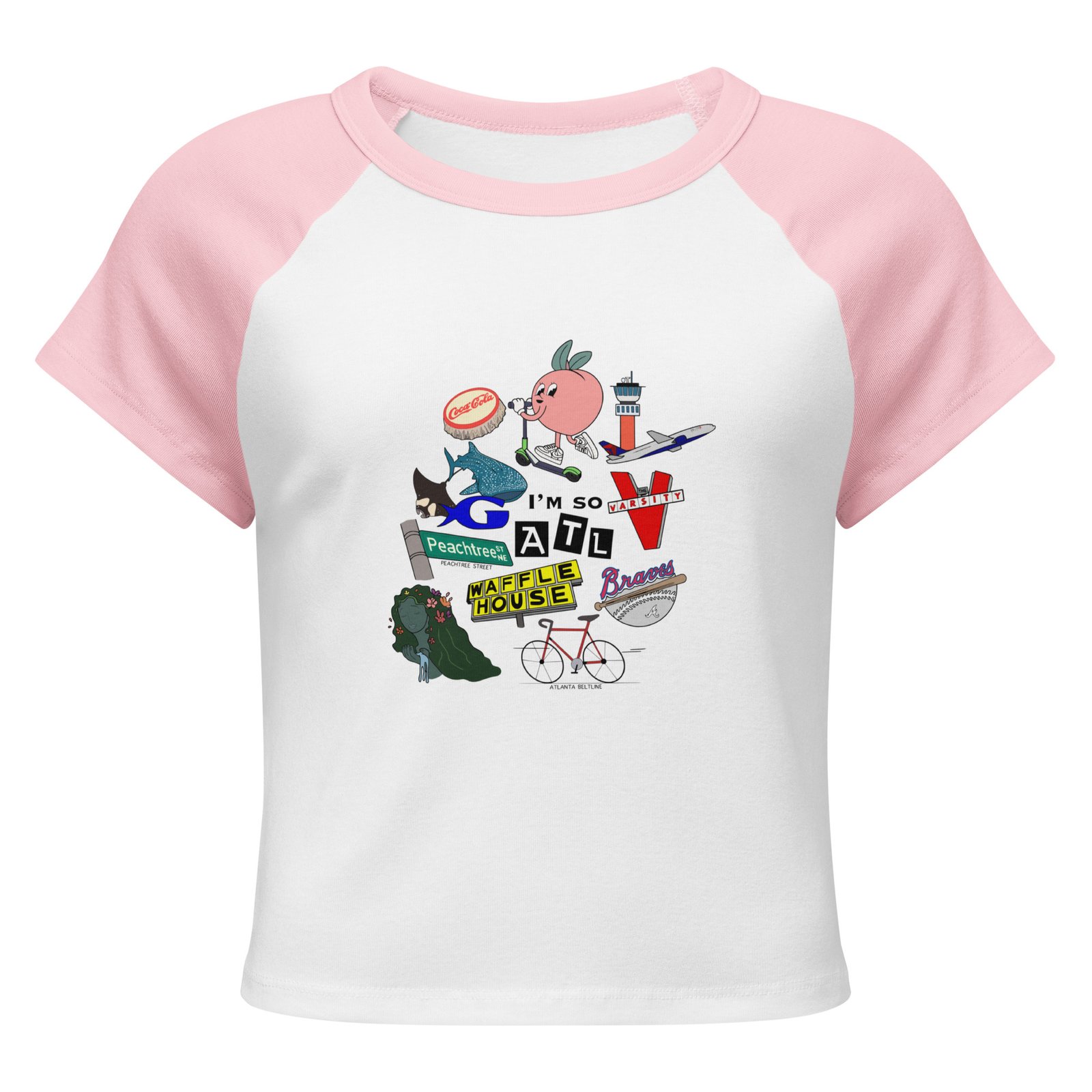 "I'm so ATL" - women’s micro rib baby tee - Image 6