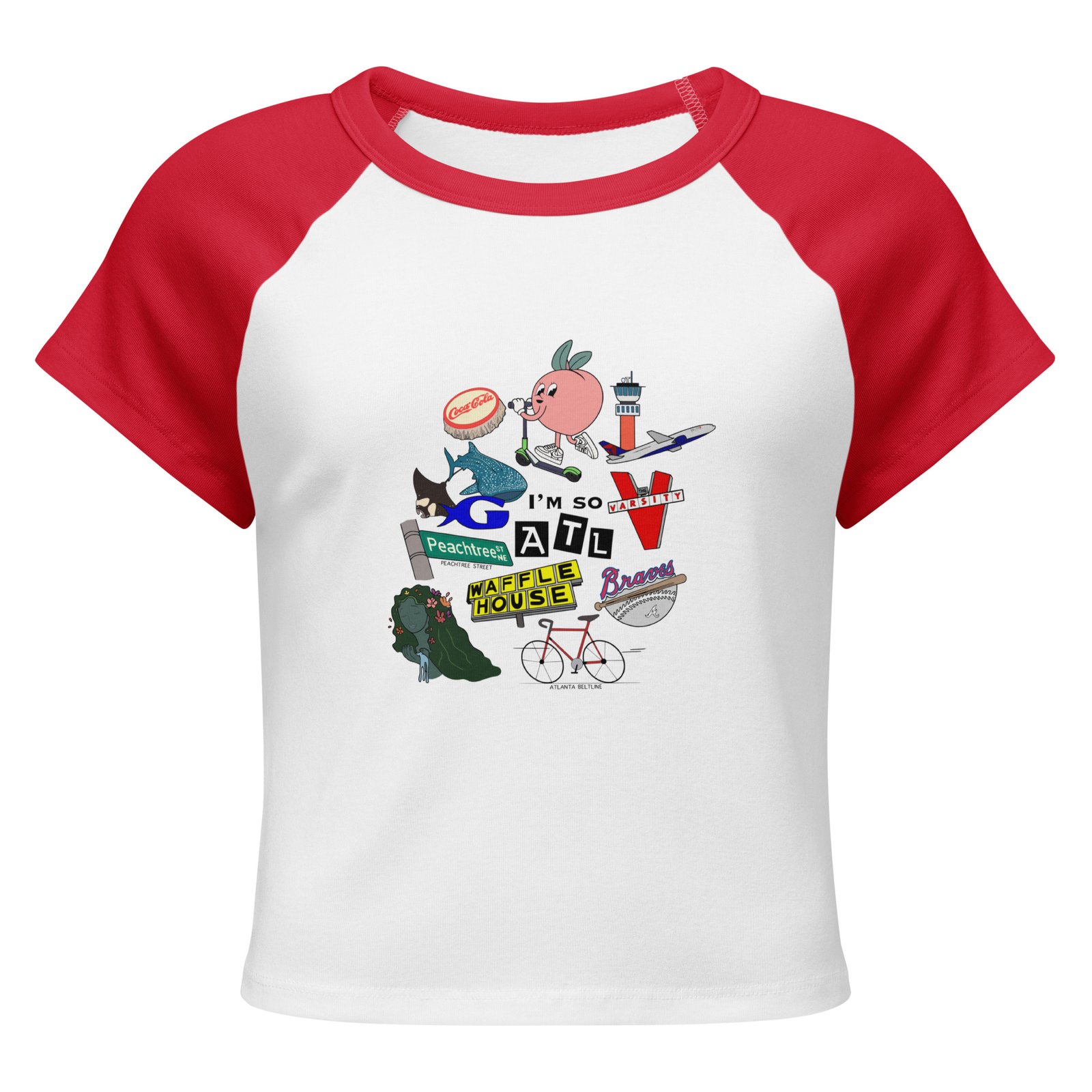 "I'm so ATL" - women’s micro rib baby tee - Image 3