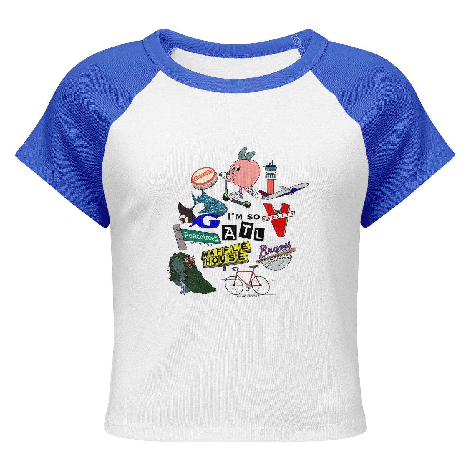 "I'm so ATL" - women’s micro rib baby tee - Image 4